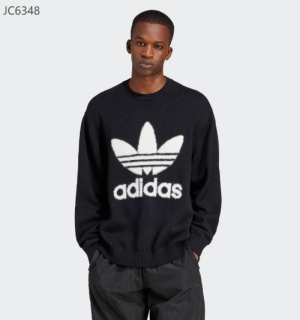 아디다스 오리지널스 빅 트레포일 커플화 니트 스웨터 JC6348