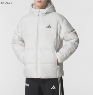 아디다스 트레이닝 커플화 후드 덕 다운 패딩 점퍼 자켓 KC2477