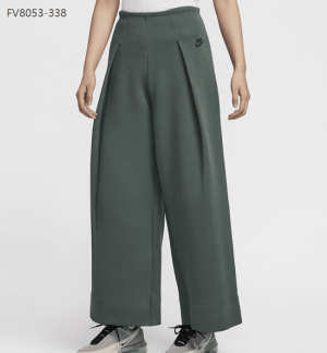 나이키 테크 플리스 하이웨이스트 플리츠 우먼스 기모 팬츠 FV8053-338