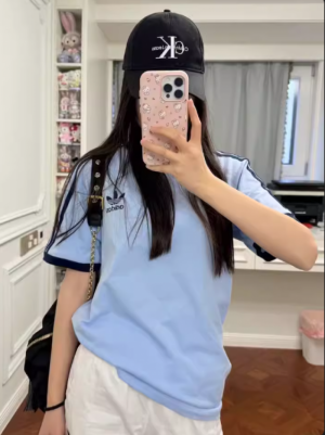 아디다스 아디컬러 클래식 캐주얼 데일리 커플화 반팔 티셔츠 JN7018