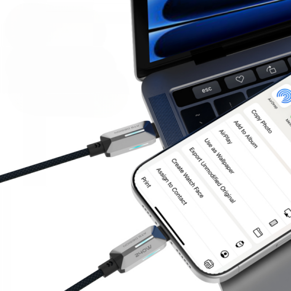 오픈마켓 우리들쇼핑,ATB EVE PD 240W 패브릭 마그네틱 1M C to C 케이블 E-Marker 480Mbps 초고속충전