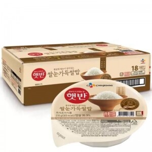 CJ제일제당 햇반 쌀눈 가득 쌀밥 210g, 18개