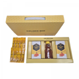 골든비 아카시아 꿀 선물세트 (곰돌이 250g + 스틱 20포 200g) / 2개이상 무료배송