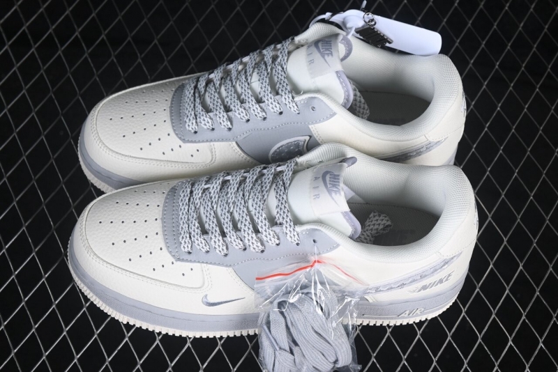 나이키 NIKE 에어포스1 로우 화이트 그레이 운동화 DN9688-142 상세 이미지 3