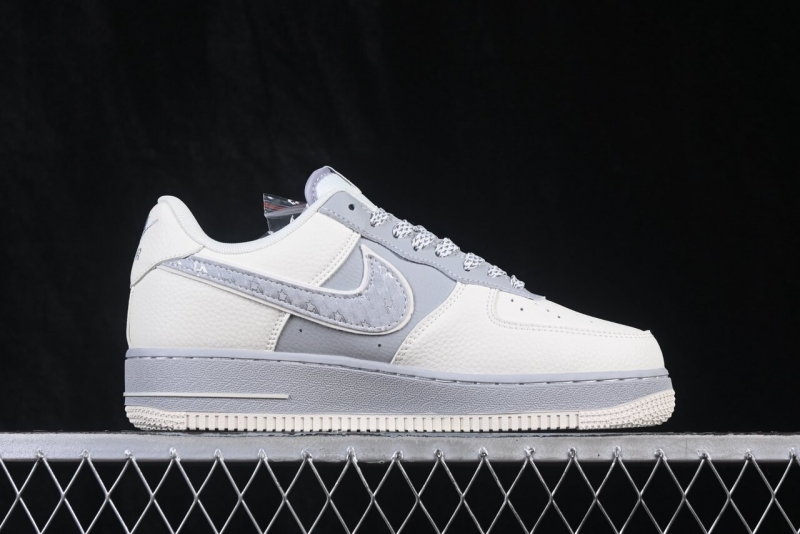 나이키 NIKE 에어포스1 로우 화이트 그레이 운동화 DN9688-142 상세 이미지 1