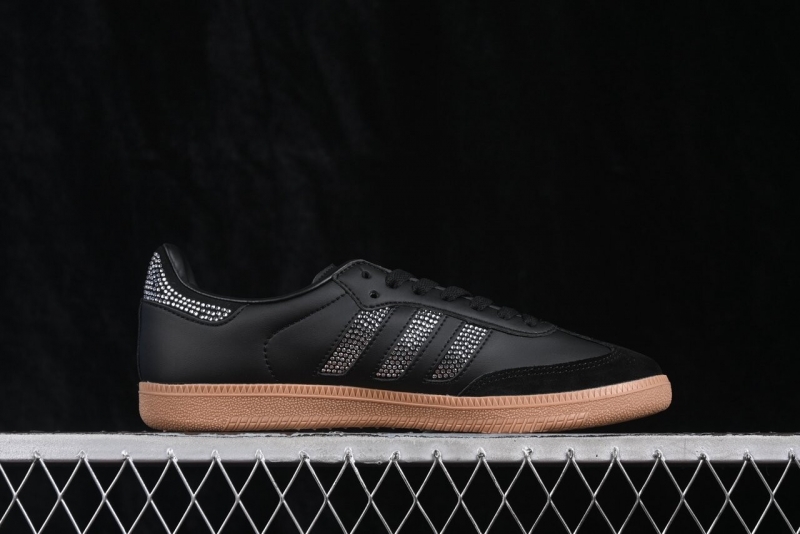 아디다스 ADIDAS 삼바 스니커즈 라인스톤 블랙 운동화 KK1974 상세 이미지 1