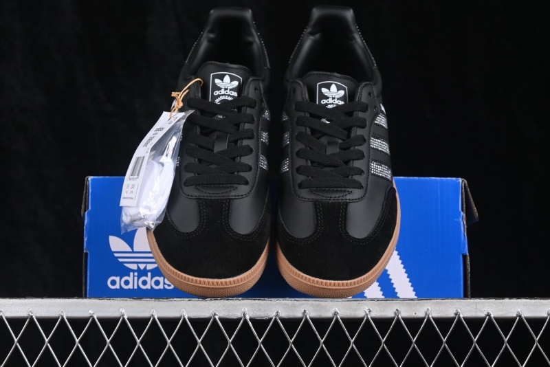 아디다스 ADIDAS 삼바 스니커즈 라인스톤 블랙 운동화 KK1974 상세 이미지 3