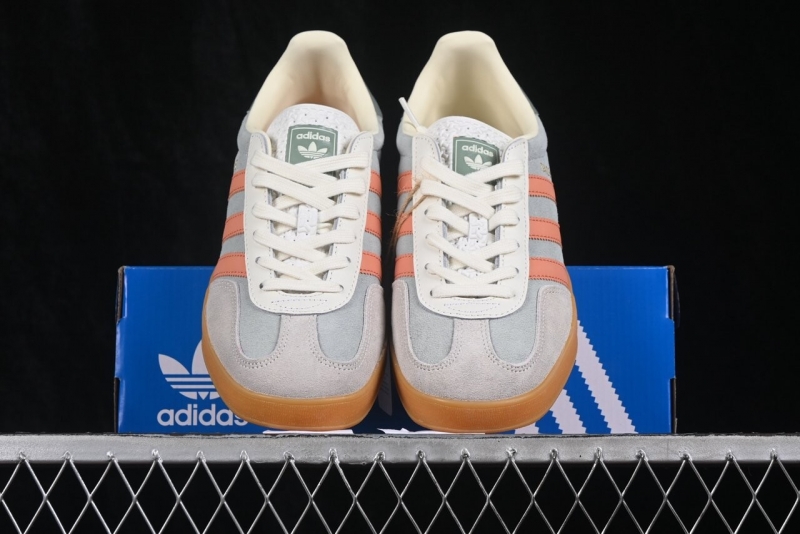 아디다스 ADIDAS 가젤 인도어 스웨이드 스니커즈 그레이 JQ0011 상세 이미지 3