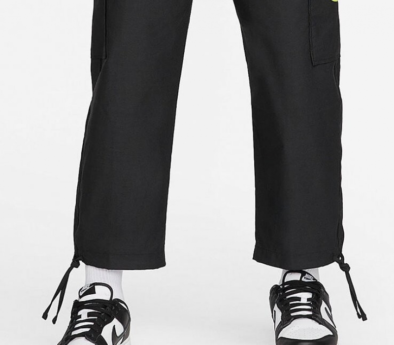 나이키 NIKE 아이콘 클래쉬 미드라이즈 우븐 카고 팬츠 DM6571-010 상세 이미지 2