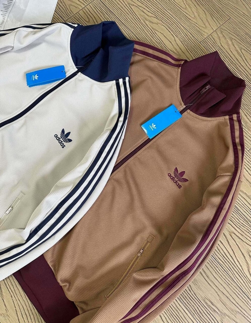 아디다스 ADIDAS 오리지널 삼선 트랙 자켓 남녀공용 화이트 상세 이미지 5