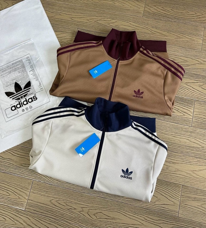 아디다스 ADIDAS 오리지널 삼선 트랙 자켓 남녀공용 화이트 상세 이미지 2