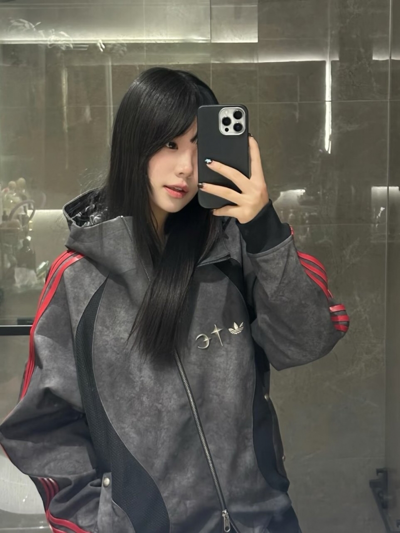 아디다스 ADIDAS 오리지널 빈티지 워싱 스트라이프 봄버 재킷 상세 이미지 5