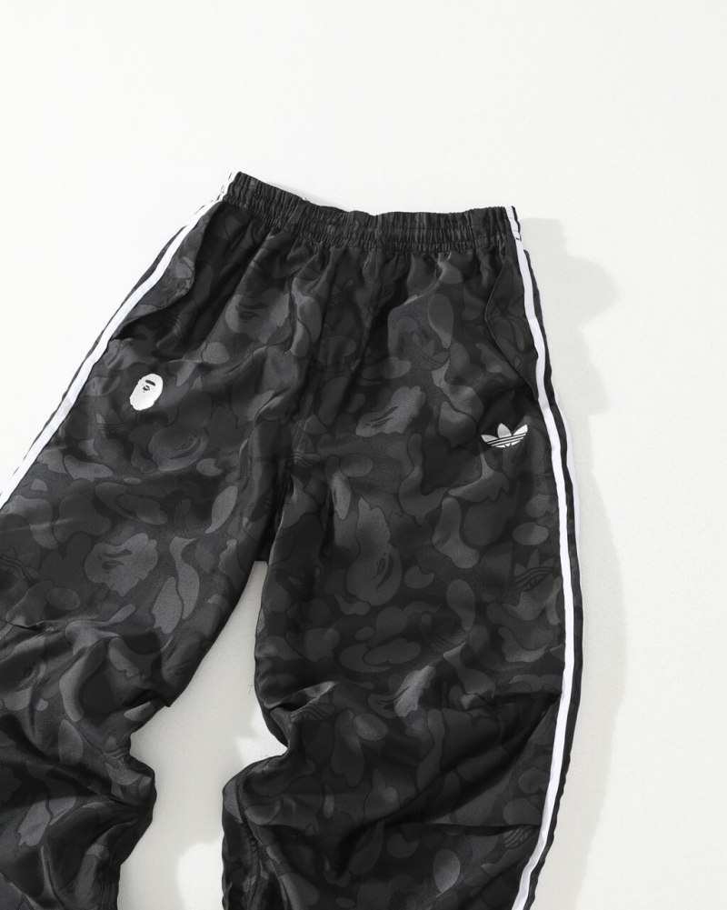 아디다스 ADIDAS 베이프 콜라보 카모 트랙 팬츠 블랙 상세 이미지 3