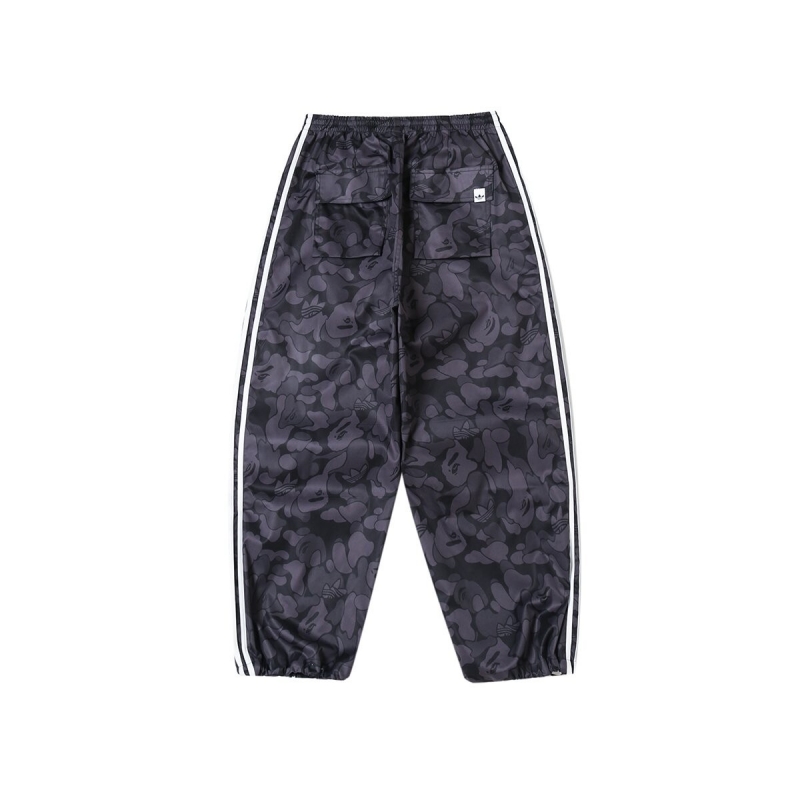 아디다스 ADIDAS 오리지널 카모 스트라이프 조거 팬츠 블랙 상세 이미지 1