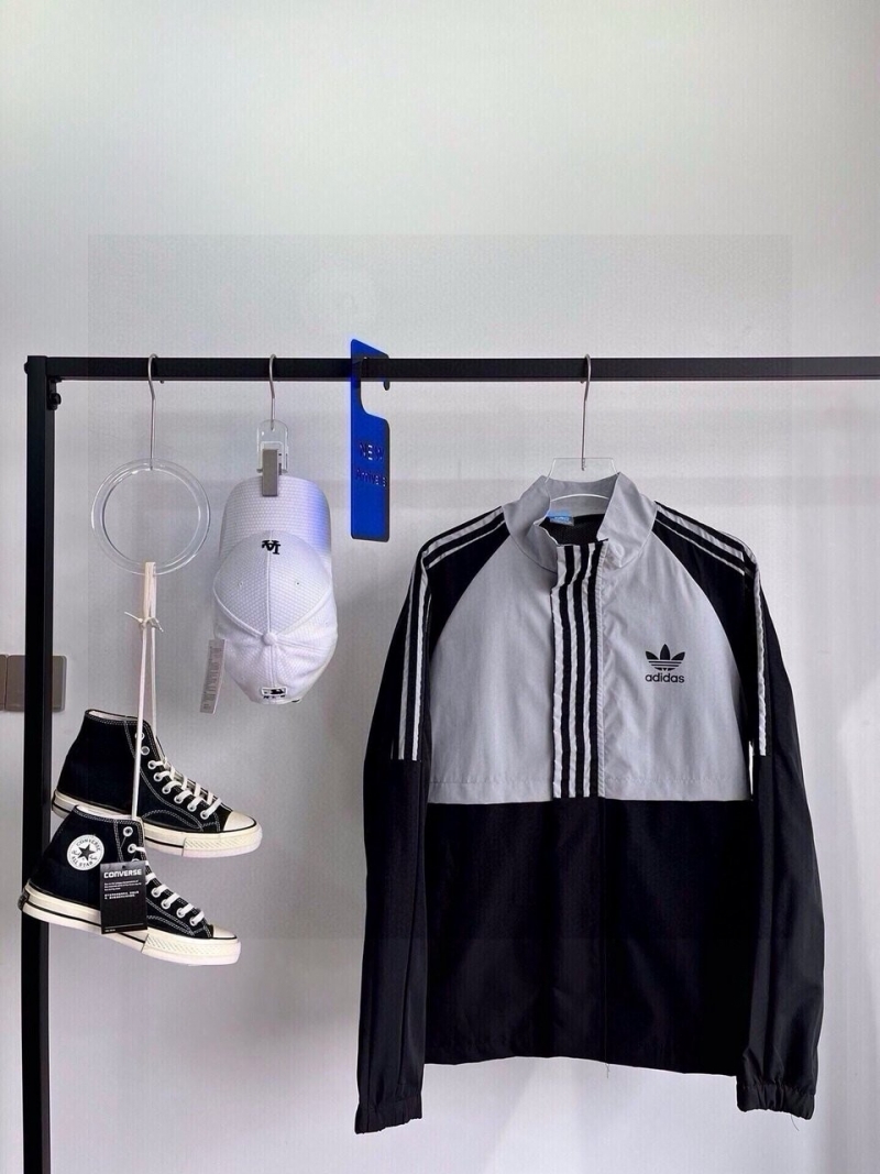 아디다스 ADIDAS 오리지널 우븐 트랙탑 컬러블록 재킷 상세 이미지 4