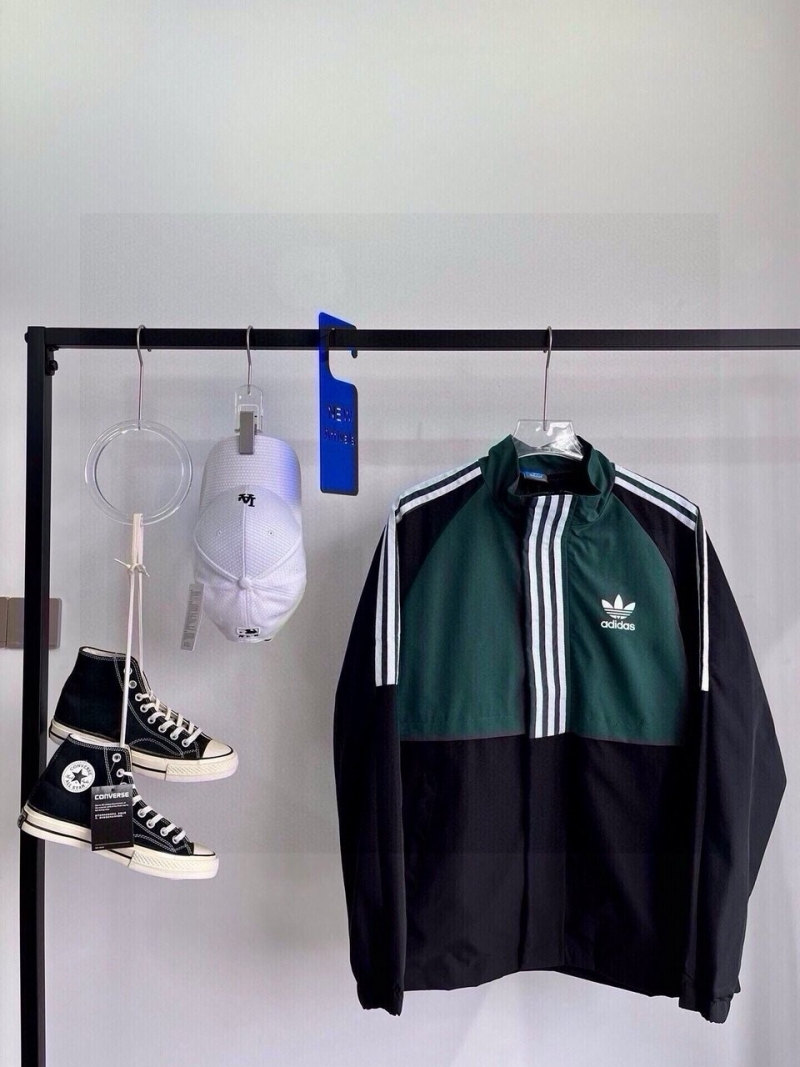 아디다스 ADIDAS 오리지널 우븐 트랙탑 컬러블록 재킷 상세 이미지 3