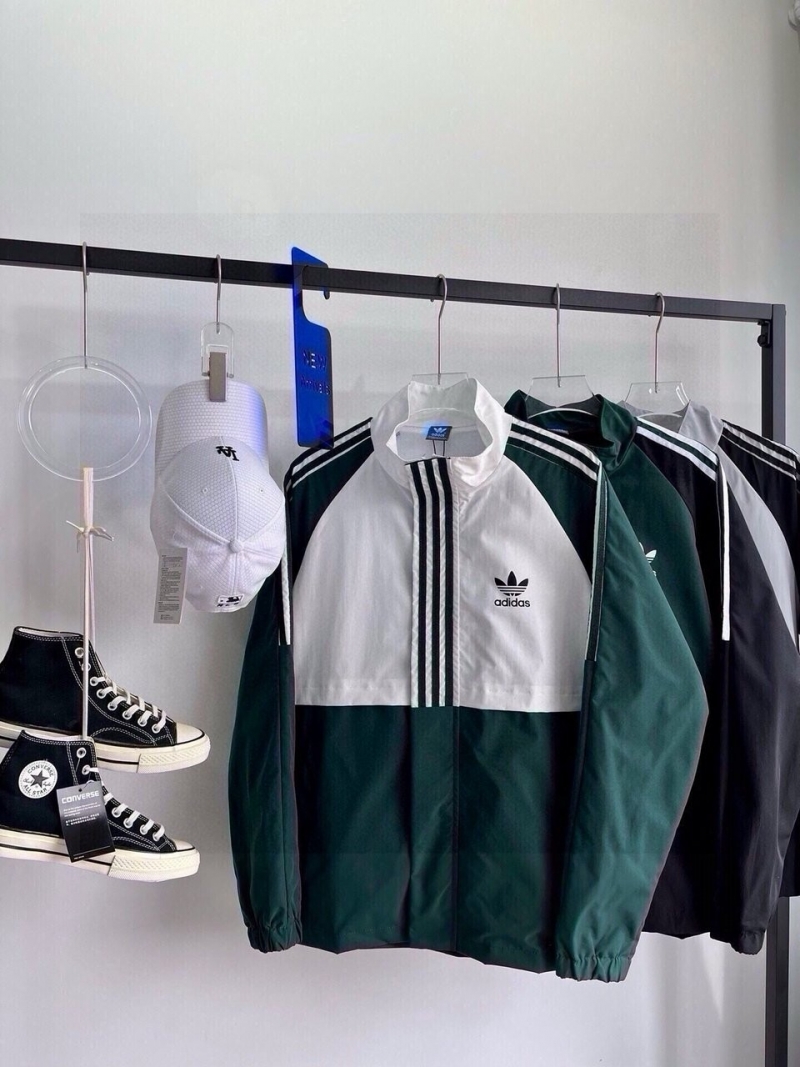 아디다스 ADIDAS 오리지널 우븐 트랙탑 컬러블록 재킷 상세 이미지 1