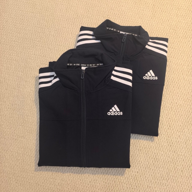 아디다스 ADIDAS 쓰리 스트라이프 트랙 자켓 블랙 상세 이미지 4