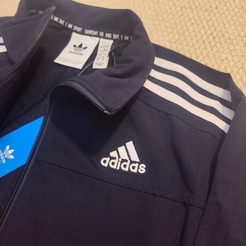 아디다스 ADIDAS 쓰리 스트라이프 트랙 자켓 블랙 상세 이미지 5