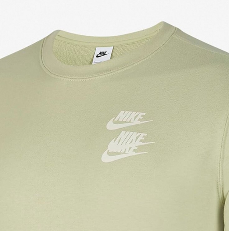 나이키 NIKE 스포츠웨어 멀티 로고 맨투맨 라이트그린 DV7381-371 상세 이미지 3