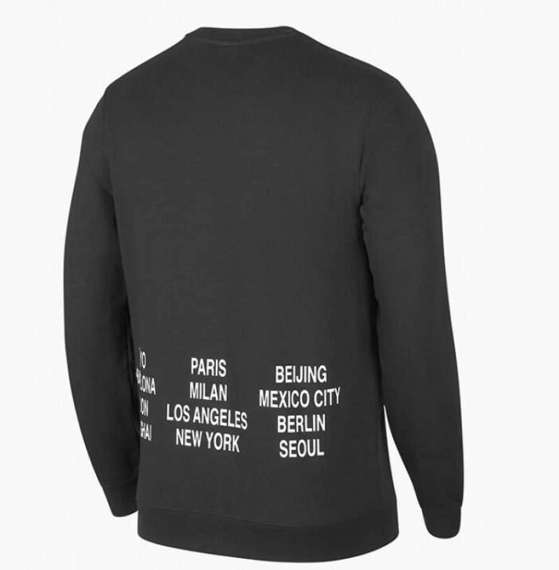 나이키 NIKE 스포츠웨어 크루넥 맨투맨 블랙 DV7381-010 상세 이미지 1