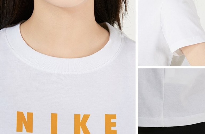 나이키 NIKE 스포츠웨어 플로럴 그래픽 반팔 티셔츠 화이트 DN5859-100 상세 이미지 3