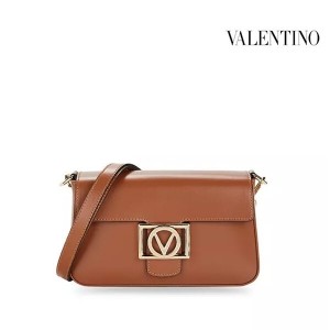 Valentino 발렌티노 Florance Leather Crossbody Bag CARAMEL 크로스백 (미국배송/관부가세 미포함)