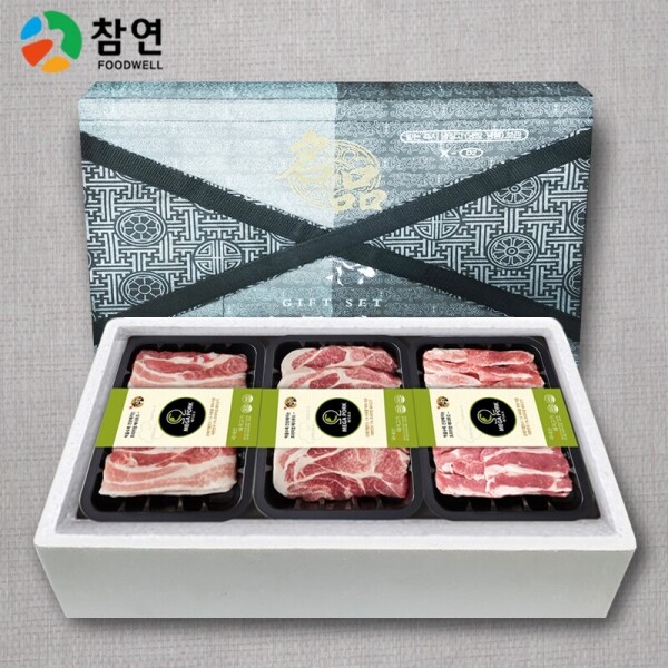 오픈마켓 우리들쇼핑,메가포크 2호 선물세트 1.5kg (삼겹살500g,목살500g,특수부위500g)