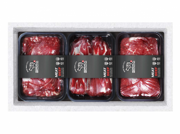 오픈마켓 우리들쇼핑,추석선물세트 참연한소 1호 선물세트 1.5kg (사태장조림500g,불고기500g,양지500g)