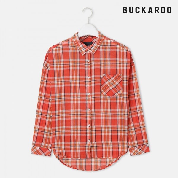 오픈마켓 우리들쇼핑,버커루 BUCKAROO 여성 저밀도 체크셔츠 B202Z5540P