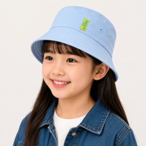 [KC인증] 남대문 유아동 베이직 버킷 햇 벙거지 모자 (52호_스카이블루)
