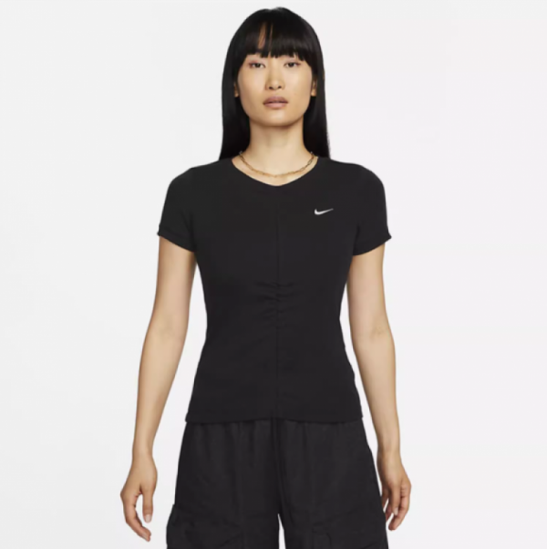 오픈마켓 우리들쇼핑,나이키 여성 에센셜 골지 크롭 탑 FB8277-010 FB8277-104