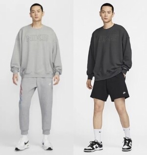 나이키 남성 맨투맨 긴팔 티셔츠 HV8225-070 HV8225-063