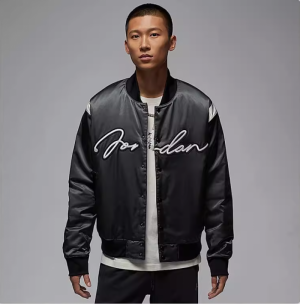 나이키 에어 조던 새틴 야구 항공 봄버 자켓 HF9298-045