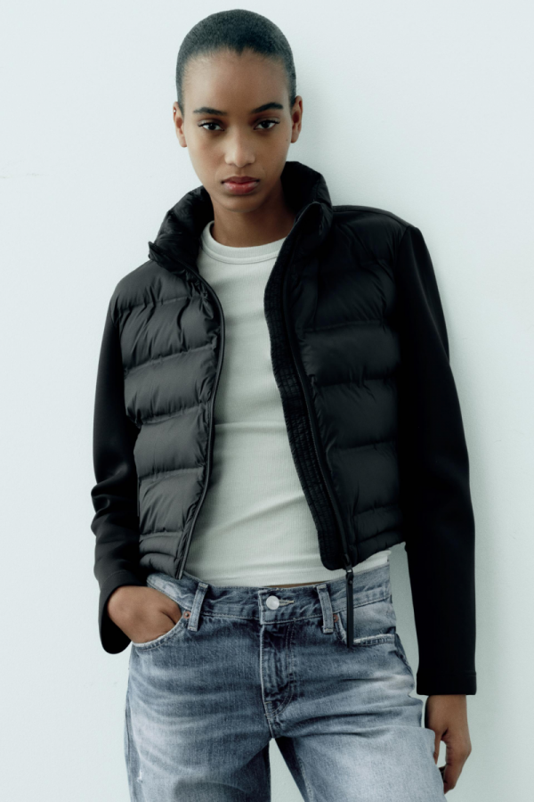 오픈마켓 우리들쇼핑,자라 여성 콤비 패딩 숏 점퍼 4391809