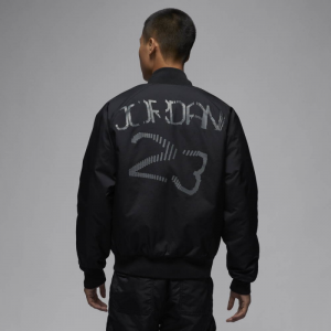 나이키 맨즈 봄버 바시티 블랙 자켓 IB5608-010