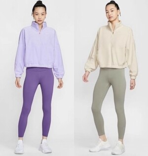 나이키 우먼스 써마핏 후리스 하프 집업 긴팔 티셔츠 IO0254-047 IO0254-547