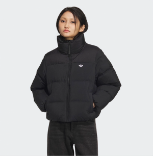 아디다스 여성 컴포트 크롭 숏 패딩 KC2659 KC2660