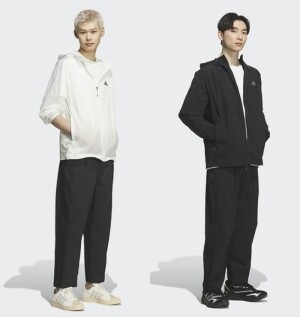 아디다스 남성 우븐 후드 집업 바람막이 재킷 KR2511 KR2513