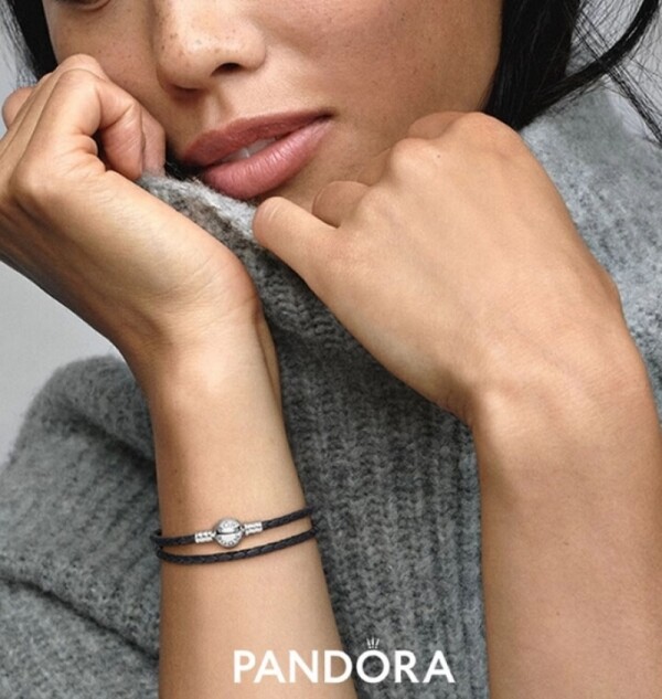 오픈마켓 우리들쇼핑,[PANDORA] 판도라 모멘트 더블 브레이디드 우븐 레더 팔찌 590745CBK