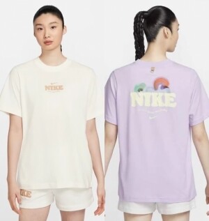 나이키 NIKE 스포츠웨어 에센셜 우먼스 반팔 티셔츠 HF6180-133 517