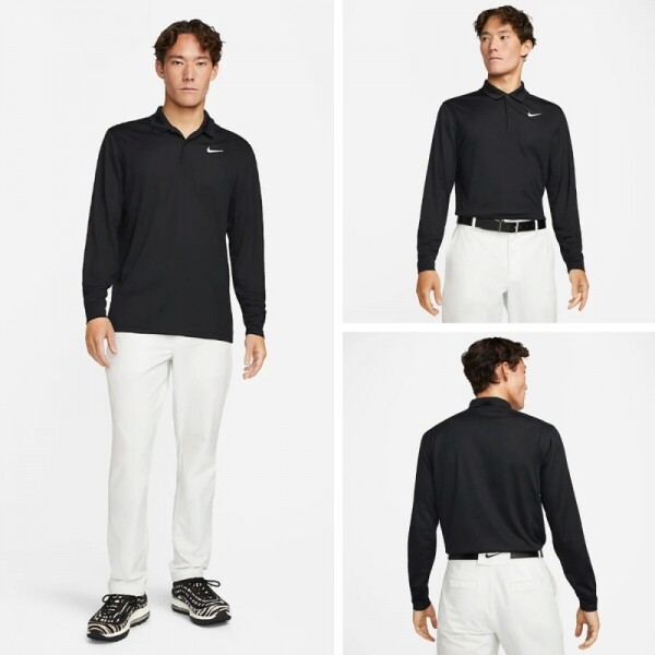 오픈마켓 우리들쇼핑,나이키 드라이핏 빅토리 긴팔 골프 폴로 DN2345-010