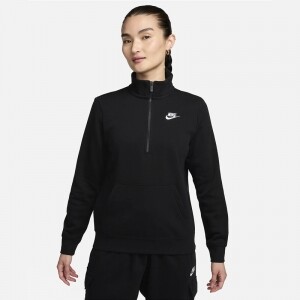 나이키 스포츠웨어 클럽 우먼스 플리스 하프집 스웨트셔츠 DQ5839-010 DQ5839-063