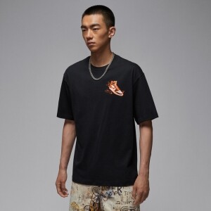 나이키 조던 AJ1 레터링 남성 반팔티 빈티지 코튼 데일리 티셔츠 HQ8973-427  HQ8973-010