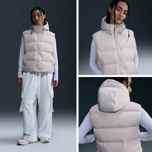 나이키 우먼스 패딩 조끼 써마핏 메트로 후드 다운 베스트 FZ5933-104 010