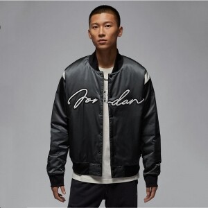 나이키 조던 MVP 새틴 야구 항공 봄버 잠바 HF9298-045