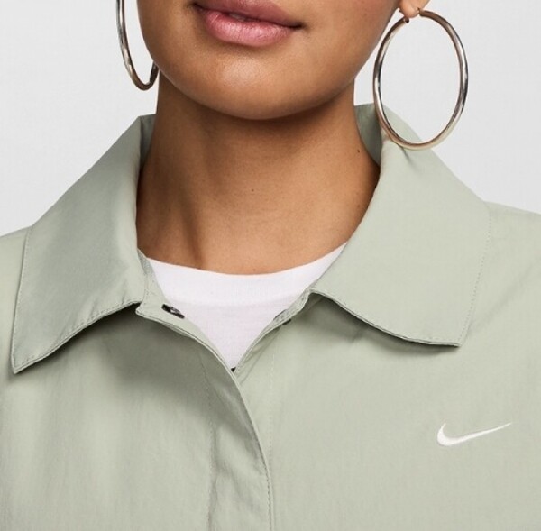 오픈마켓 우리들쇼핑,나이키 스포츠웨어 에센셜 오버사이즈 UV 우븐 코치 우먼스 재킷 FV7561-370