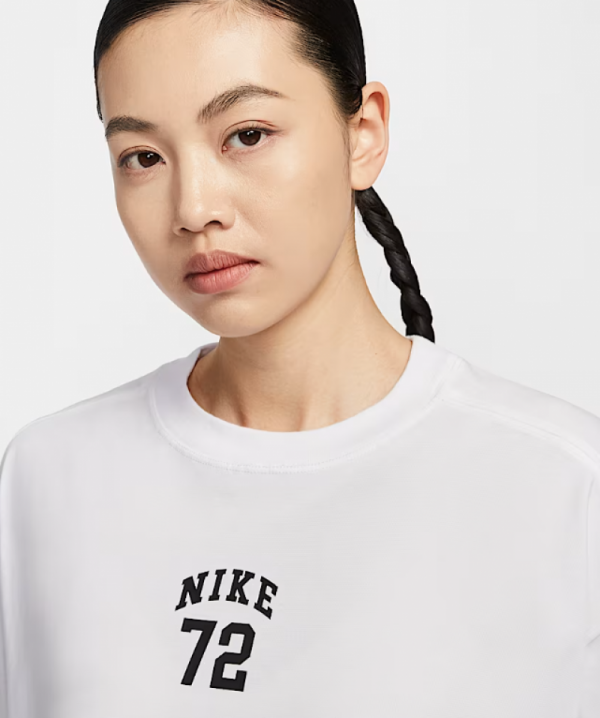 오픈마켓 우리들쇼핑,나이키 스우시 꽃 프린팅 오버사이즈 우먼스 반팔 티셔츠 IF0391-100