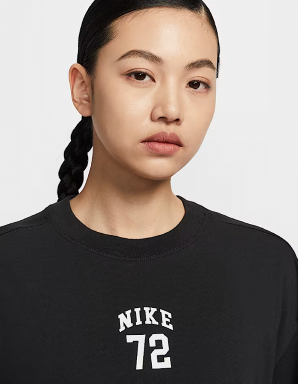 오픈마켓 우리들쇼핑,나이키 스우시 꽃 프린팅 오버사이즈 우먼스 반팔 티셔츠 IF0391-010
