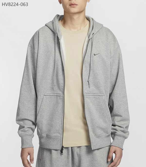오픈마켓 우리들쇼핑,나이키 솔로 스우시 풀집업 후드 런닝화 맨즈 자켓 그레이 HV8224-063
